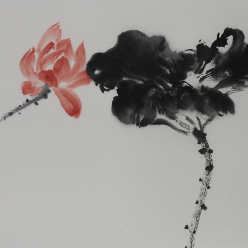 The flower-and-bird painting