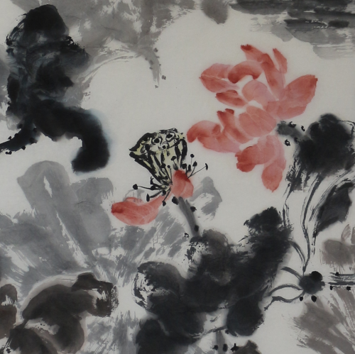 The flower-and-bird painting